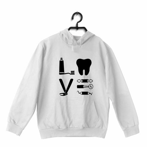 Quirkipedia Love Dentists Dentist, Medicine, Hooded SweatShirts
